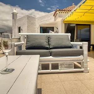 Penthouse Sea View Jacuzzy Terrace & Pool Apartment Playa Fanabe
